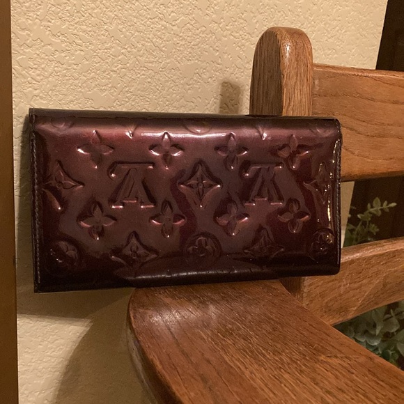 Louis Vuitton Monogram Vernis Amarante Long Wallet EUC - Picture 2 of 15